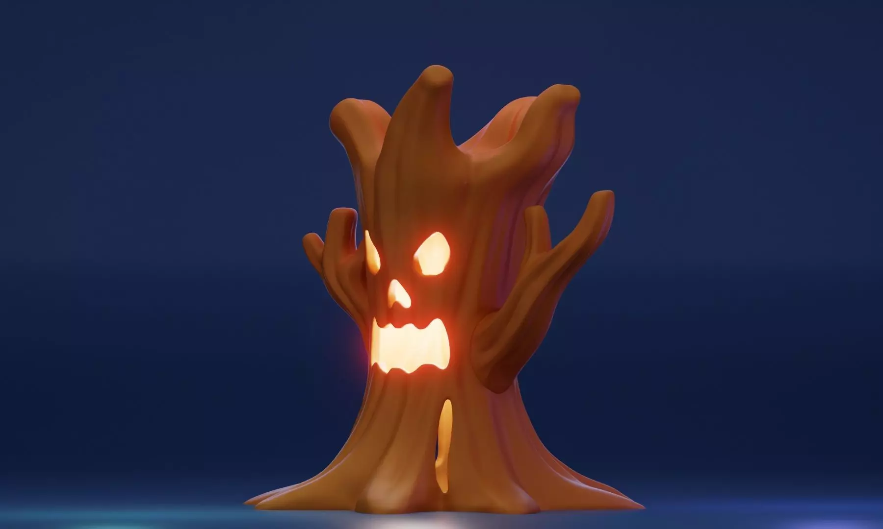 Spooky Monster Tree 3D Print Model 3D print model_2