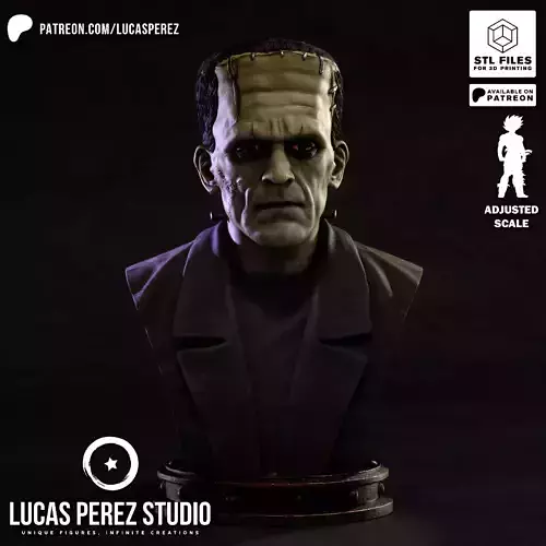 FRANKENSTEIN BUST