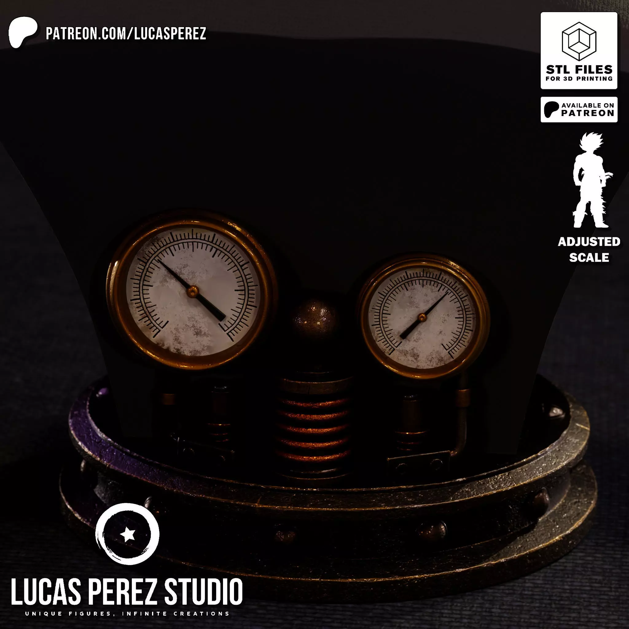 FRANKENSTEIN BUST 3D print model_17