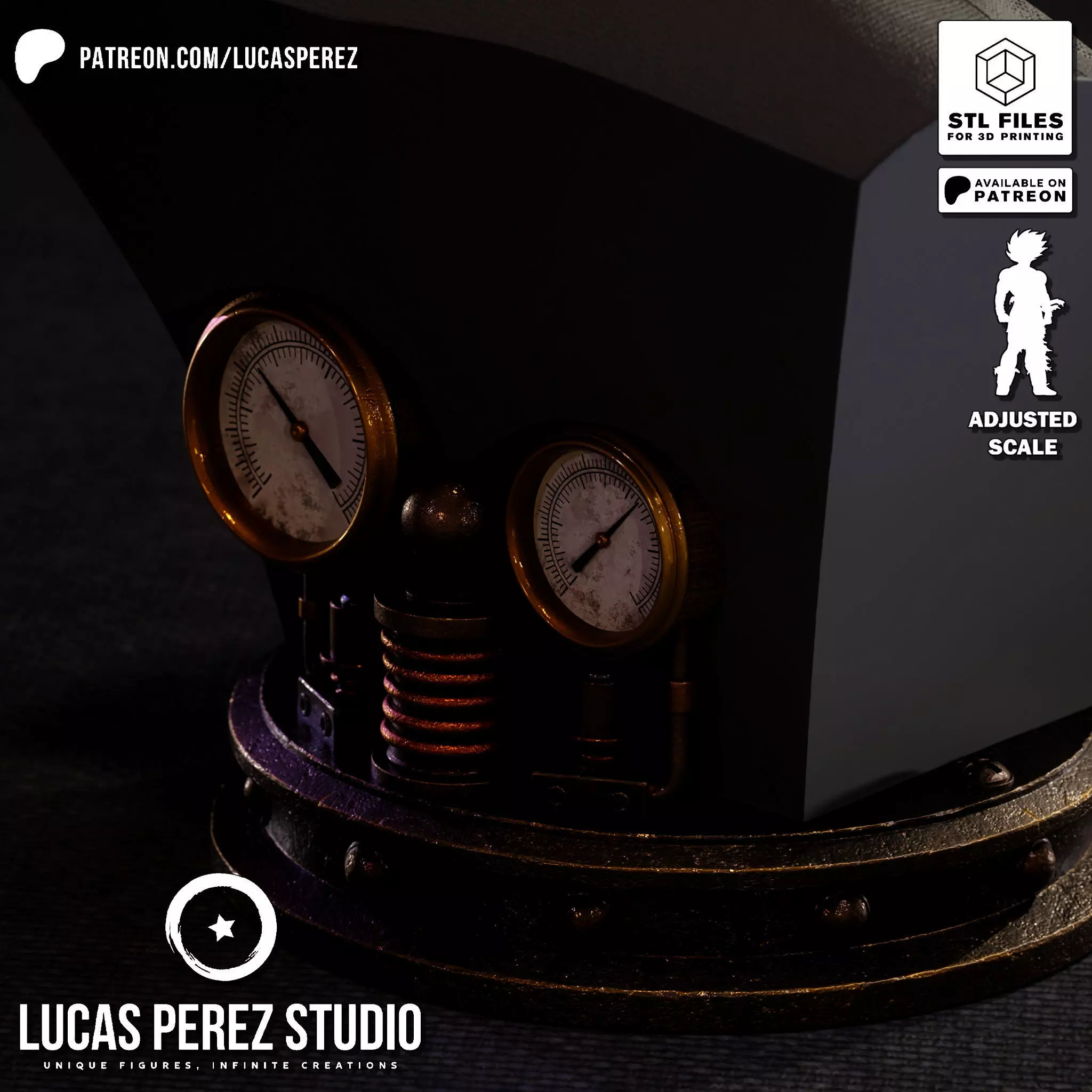 FRANKENSTEIN BUST 3D print model_16