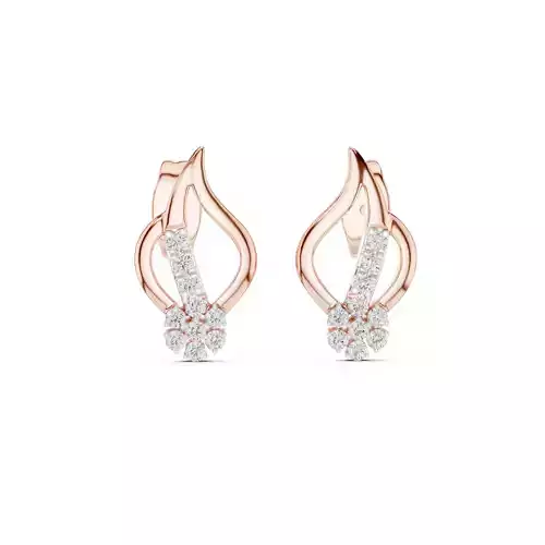 Round Diamond Stud Earring 3DM STL Video