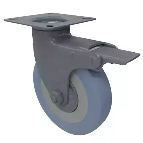 Heavy Duty Swivel Castor Wheel with Mounting Plate