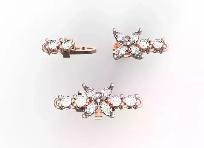 Tennis bracelet lock water way necklace marquize locked