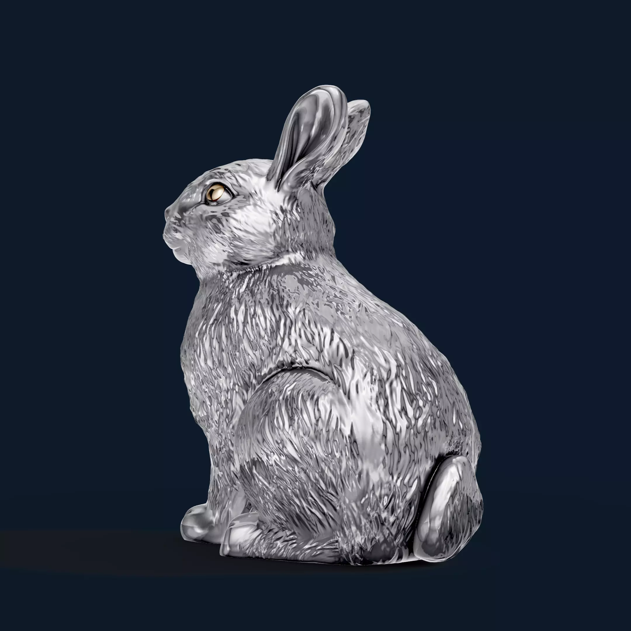 3D Sculpting a Realistic Rabbit 3D print model_3