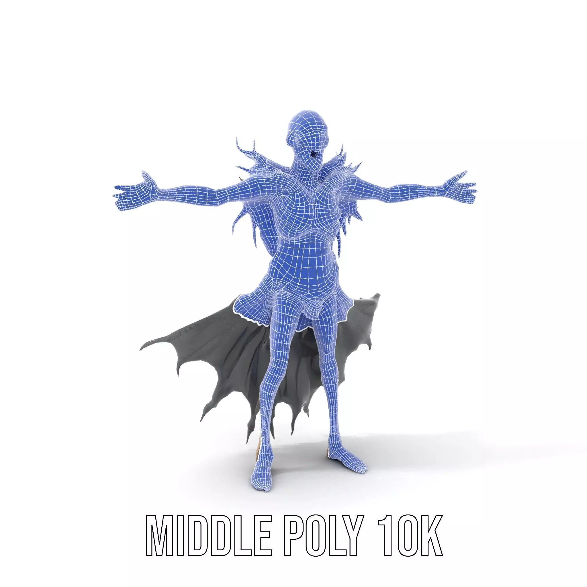 Horror Skeleton Creature Model Pack Low-poly 3D model_17