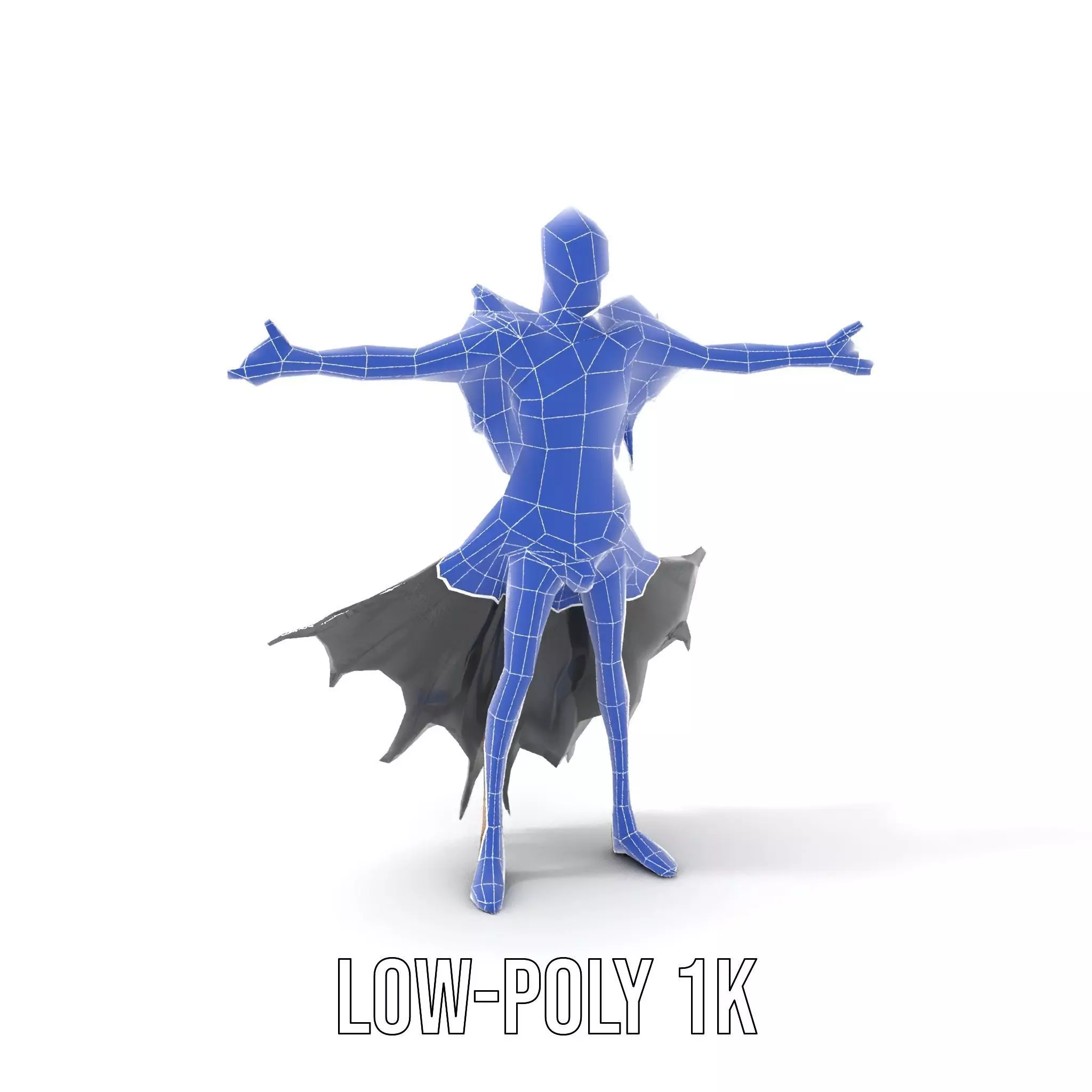 Horror Skeleton Creature Model Pack Low-poly 3D model_21