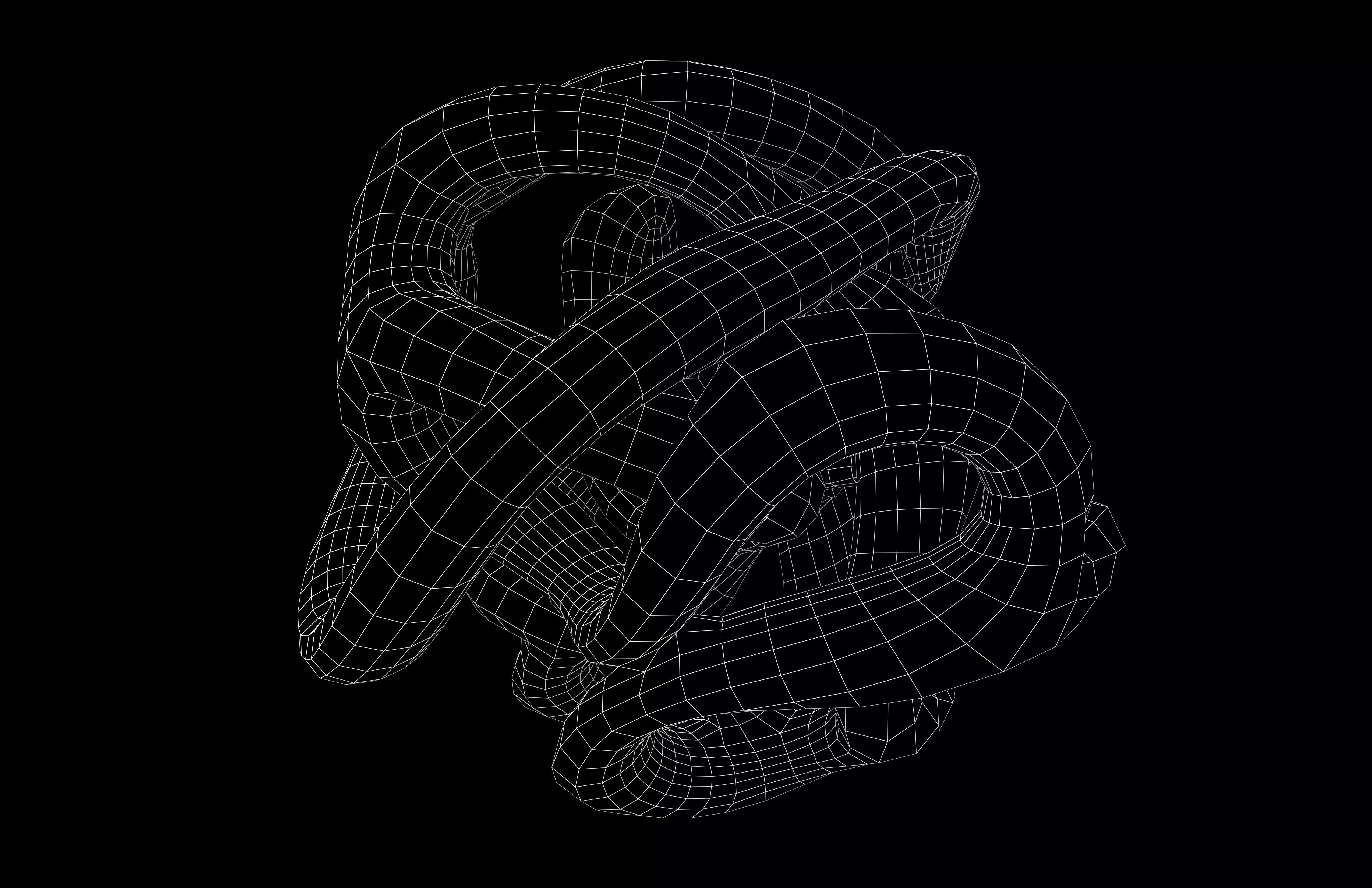 Abstract Heart Shape v2 003 Low-poly 3D model_6