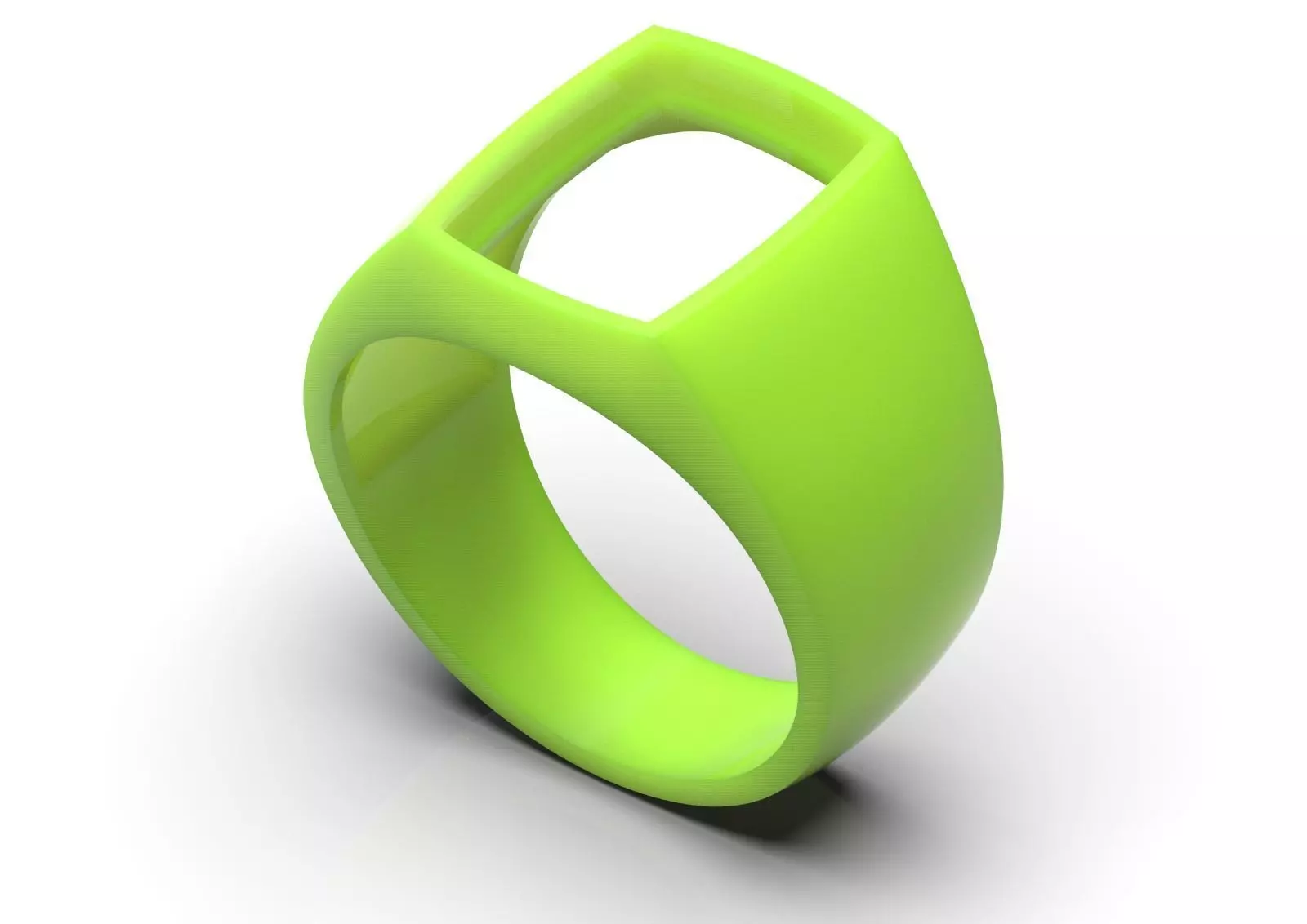 Man Gold Signet STL Ring with Onyx Stone Model mr0246 3D print model_15