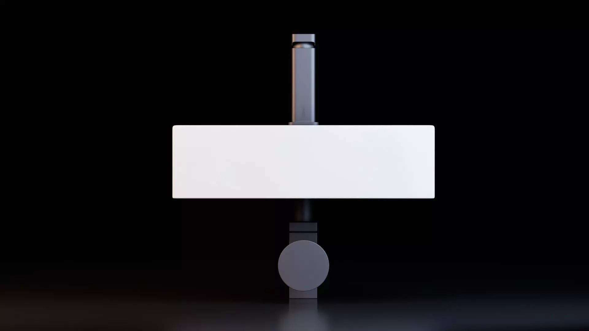 Wall Mounted Basins with Faucets Low-poly 3D model_11