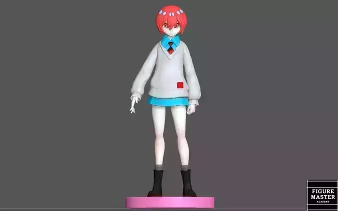 AMATE STANDING GUNDAM GQuuuuuuX CUTE GIRL ANIME 3D PRINT