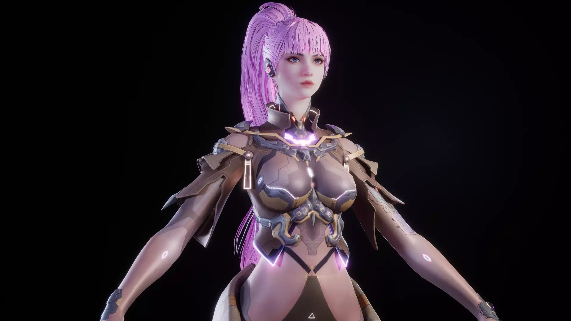 CYBER RIDER 3D MODEL Low-poly 3D model_2