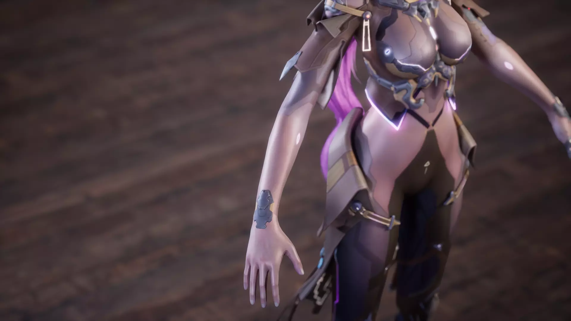 CYBER RIDER 3D MODEL Low-poly 3D model_7