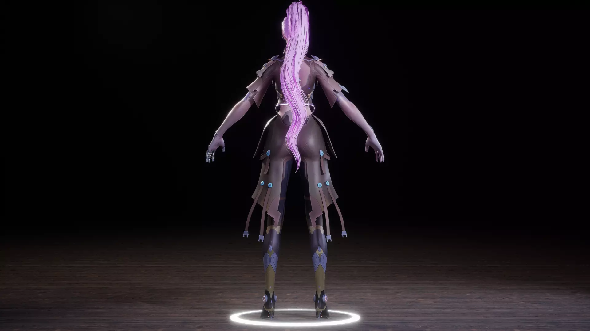 CYBER RIDER 3D MODEL Low-poly 3D model_4