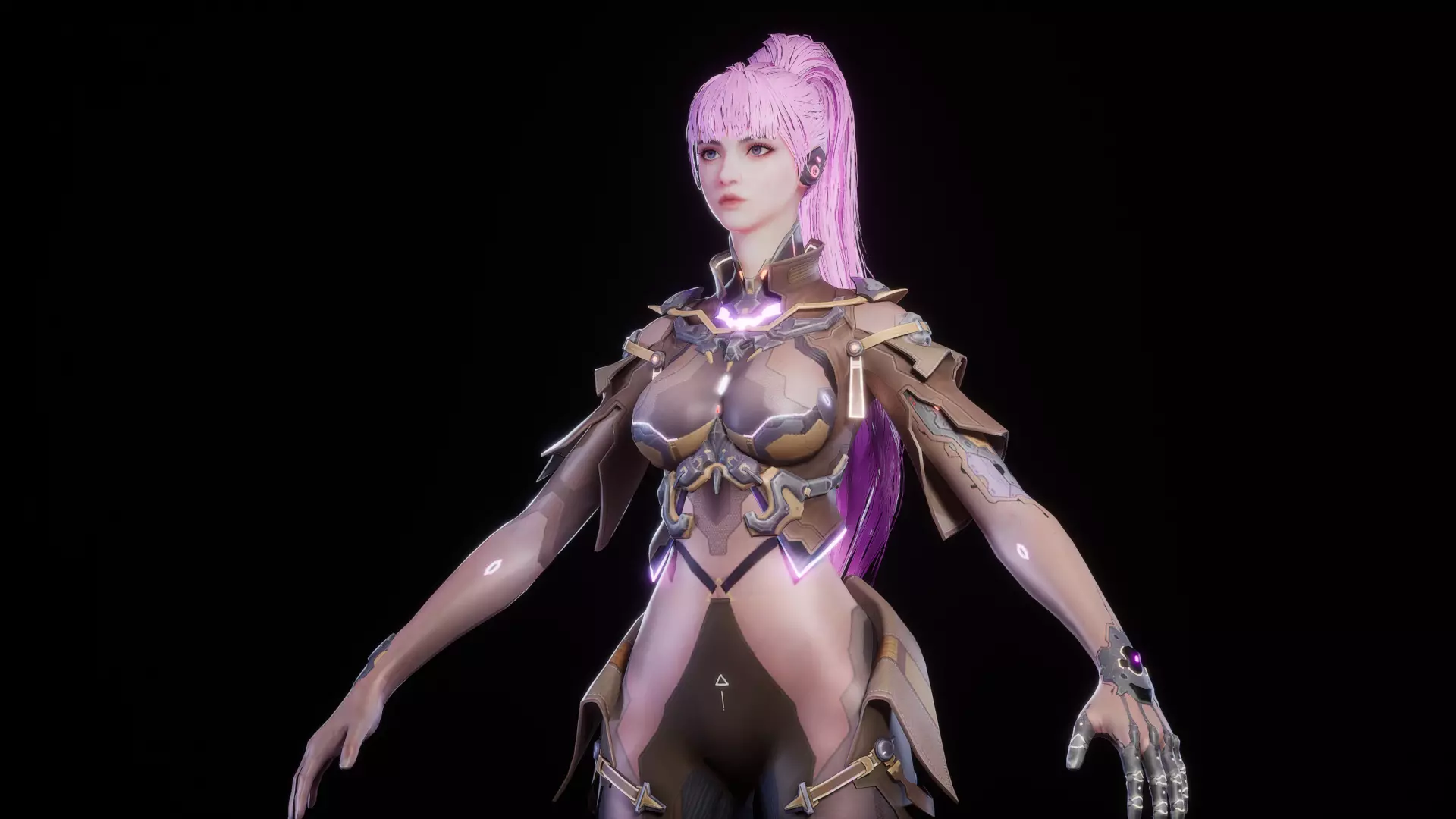 CYBER RIDER 3D MODEL Low-poly 3D model_1