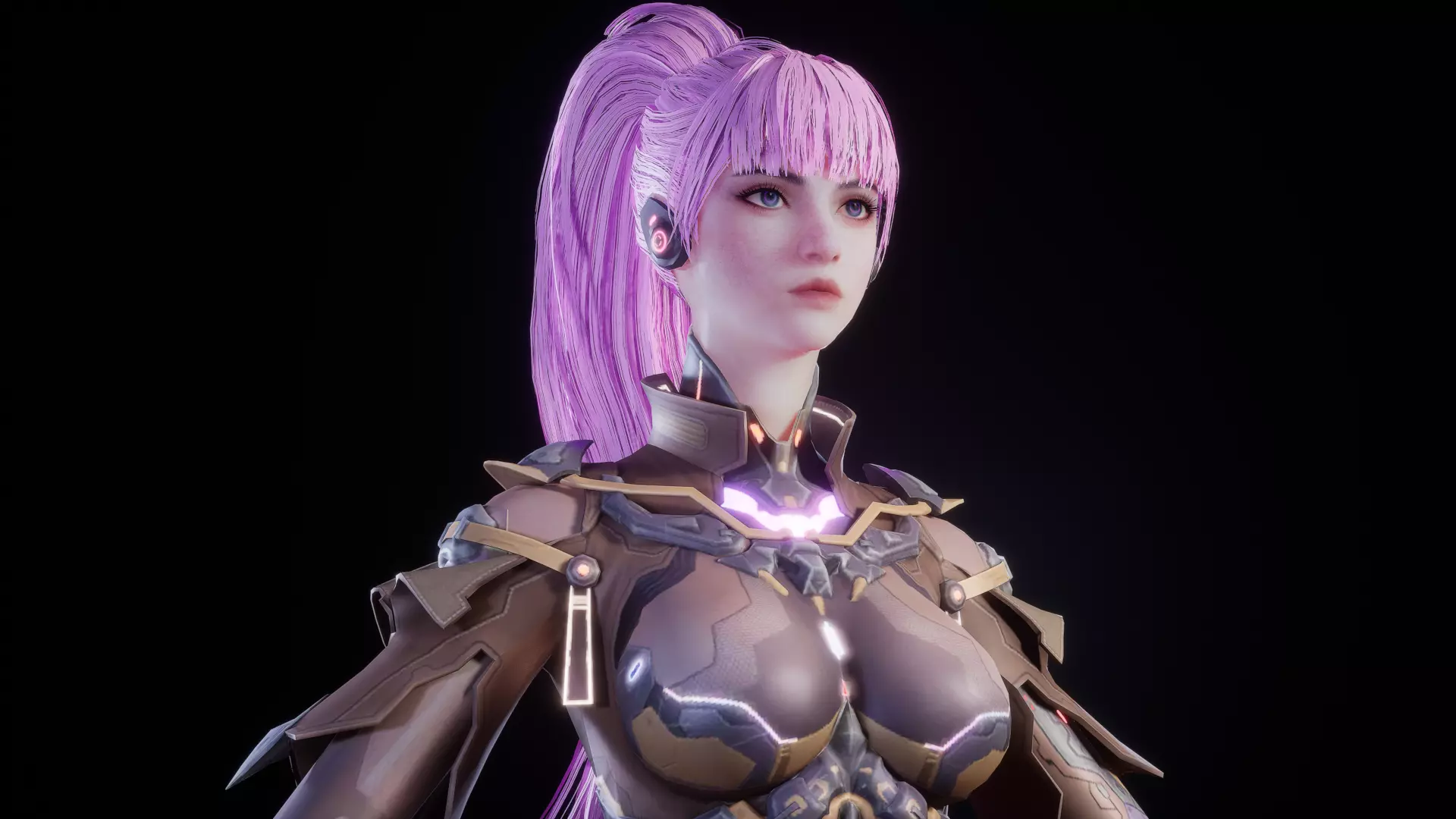 CYBER RIDER 3D MODEL Low-poly 3D model_0