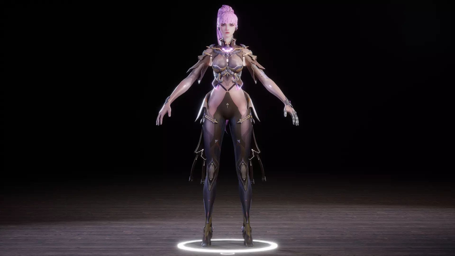 CYBER RIDER 3D MODEL Low-poly 3D model_3