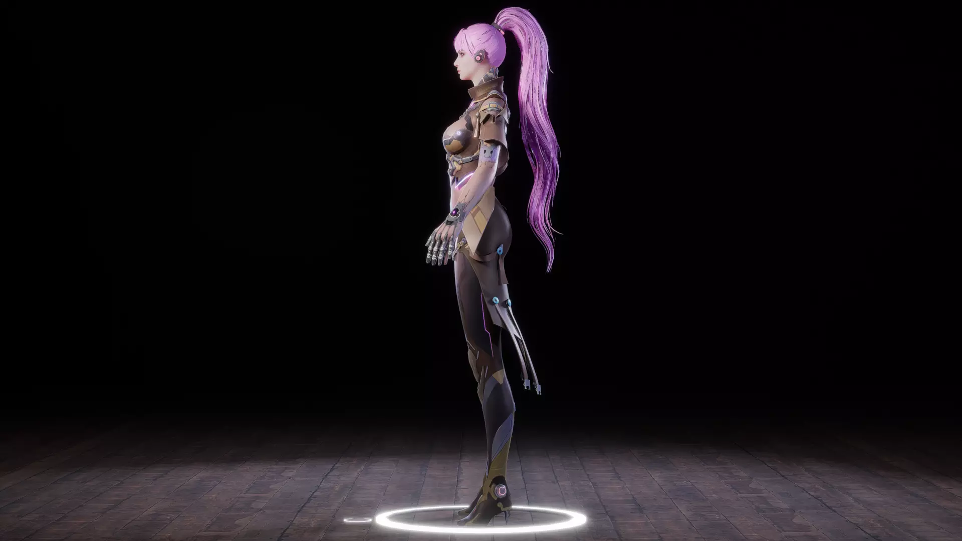 CYBER RIDER 3D MODEL Low-poly 3D model_9