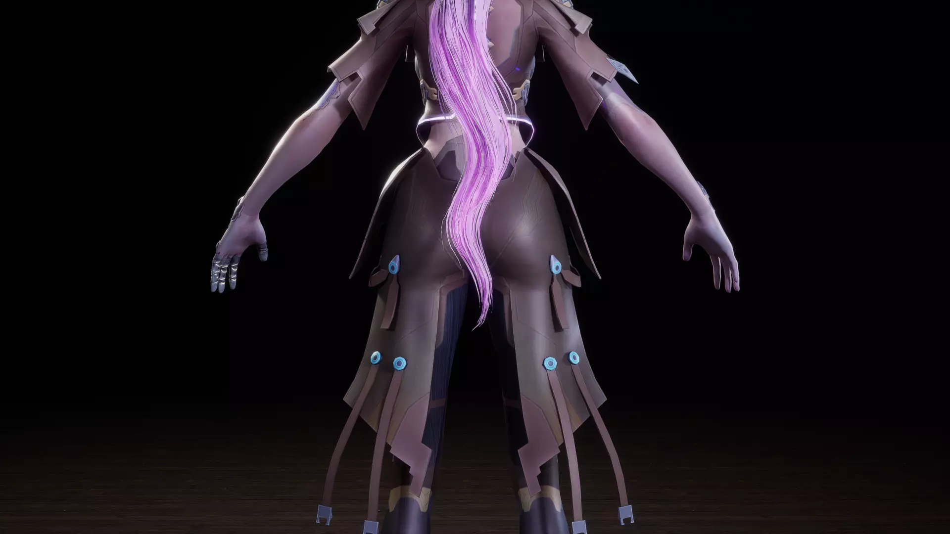 CYBER RIDER 3D MODEL Low-poly 3D model_5