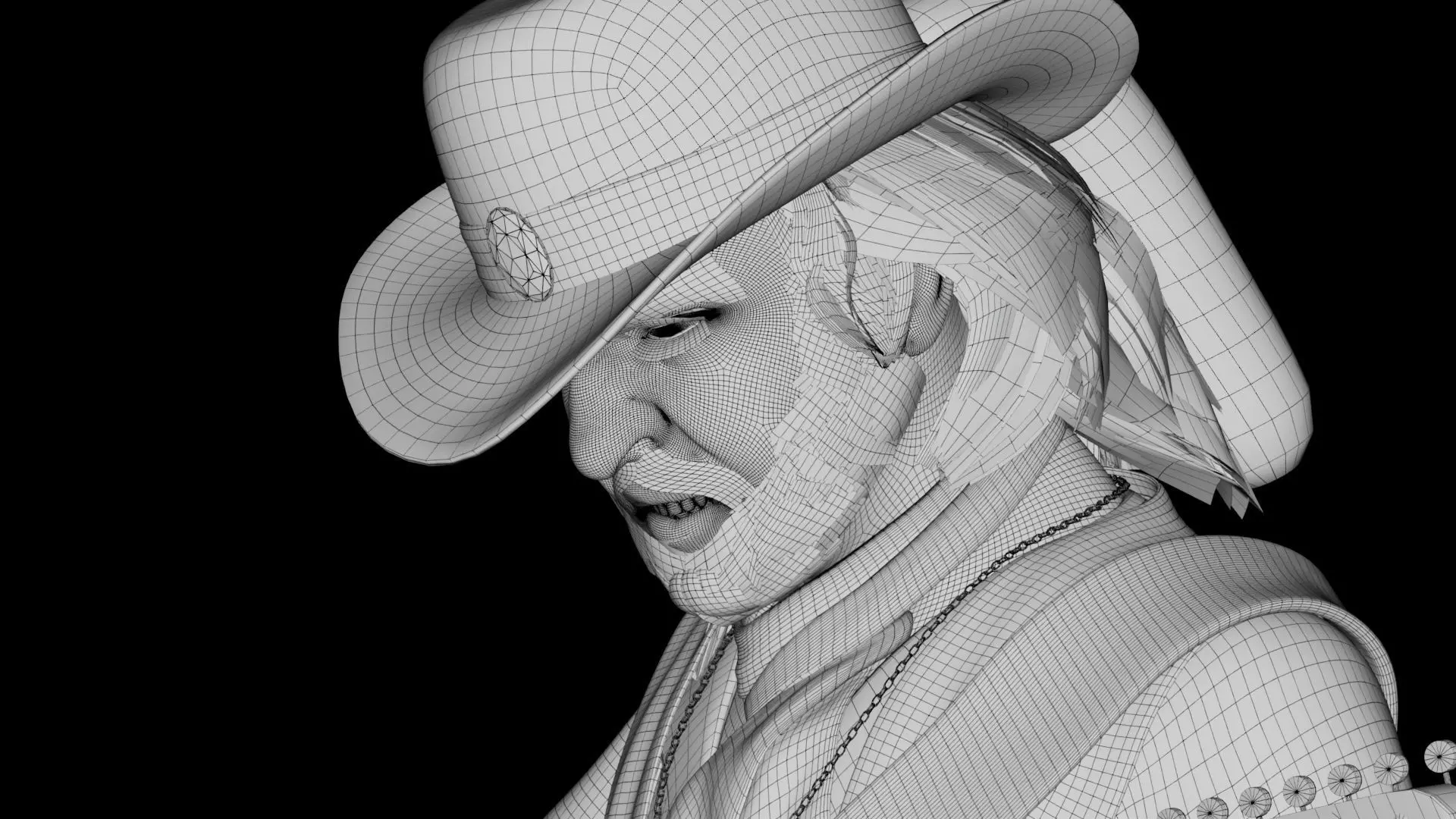 Stevie Ray Vaughan 3D model_20