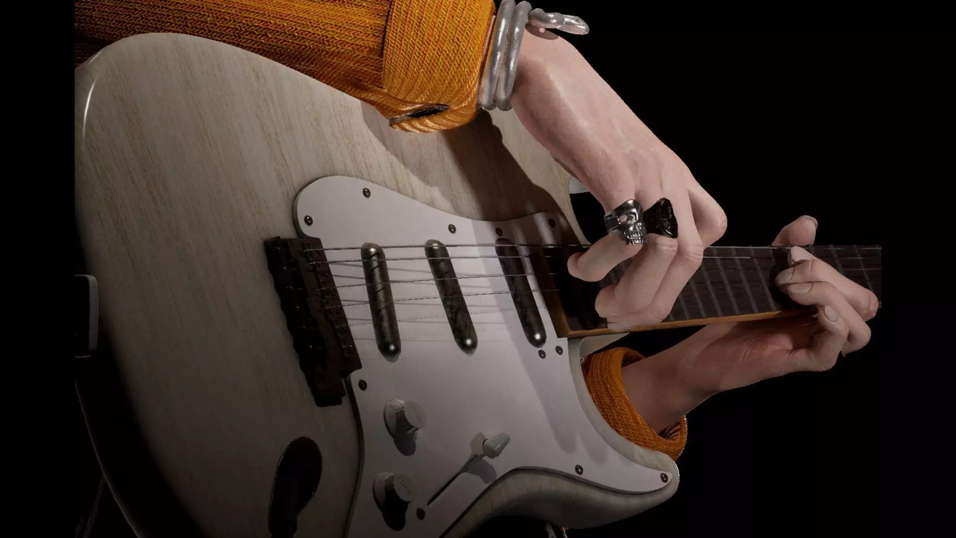 Stevie Ray Vaughan 3D model_12