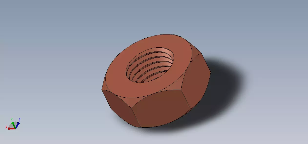 Bolts and Nuts 3D print model_5