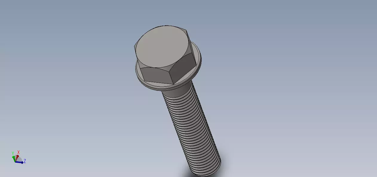 Bolts and Nuts 3D print model_2
