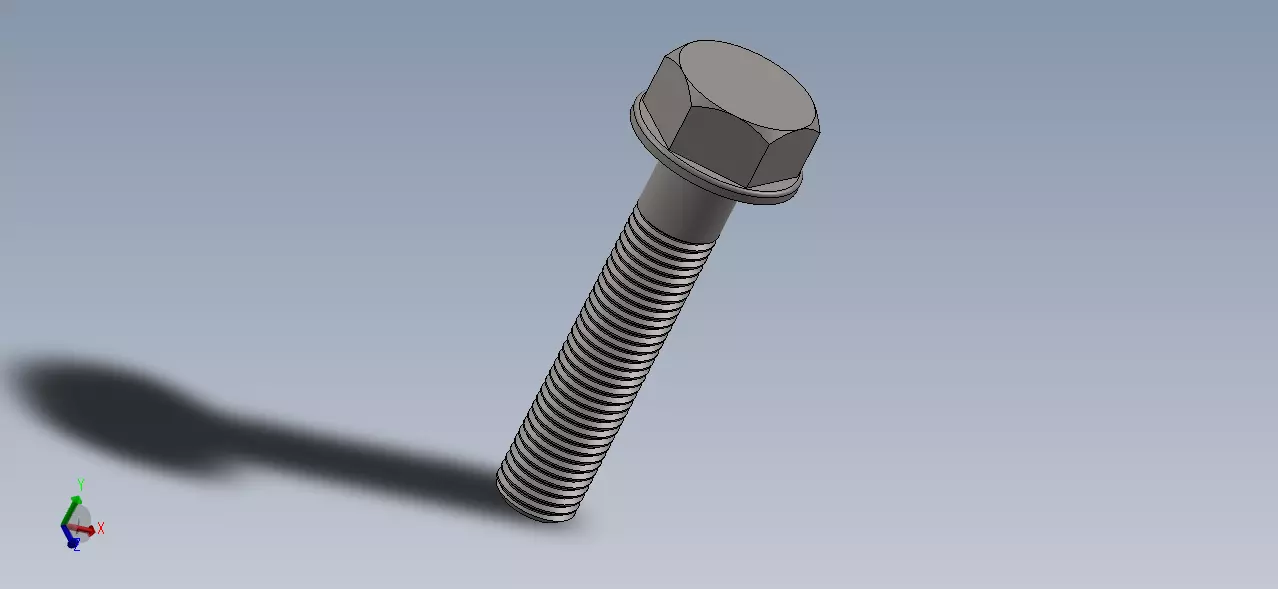 Bolts and Nuts 3D print model_0