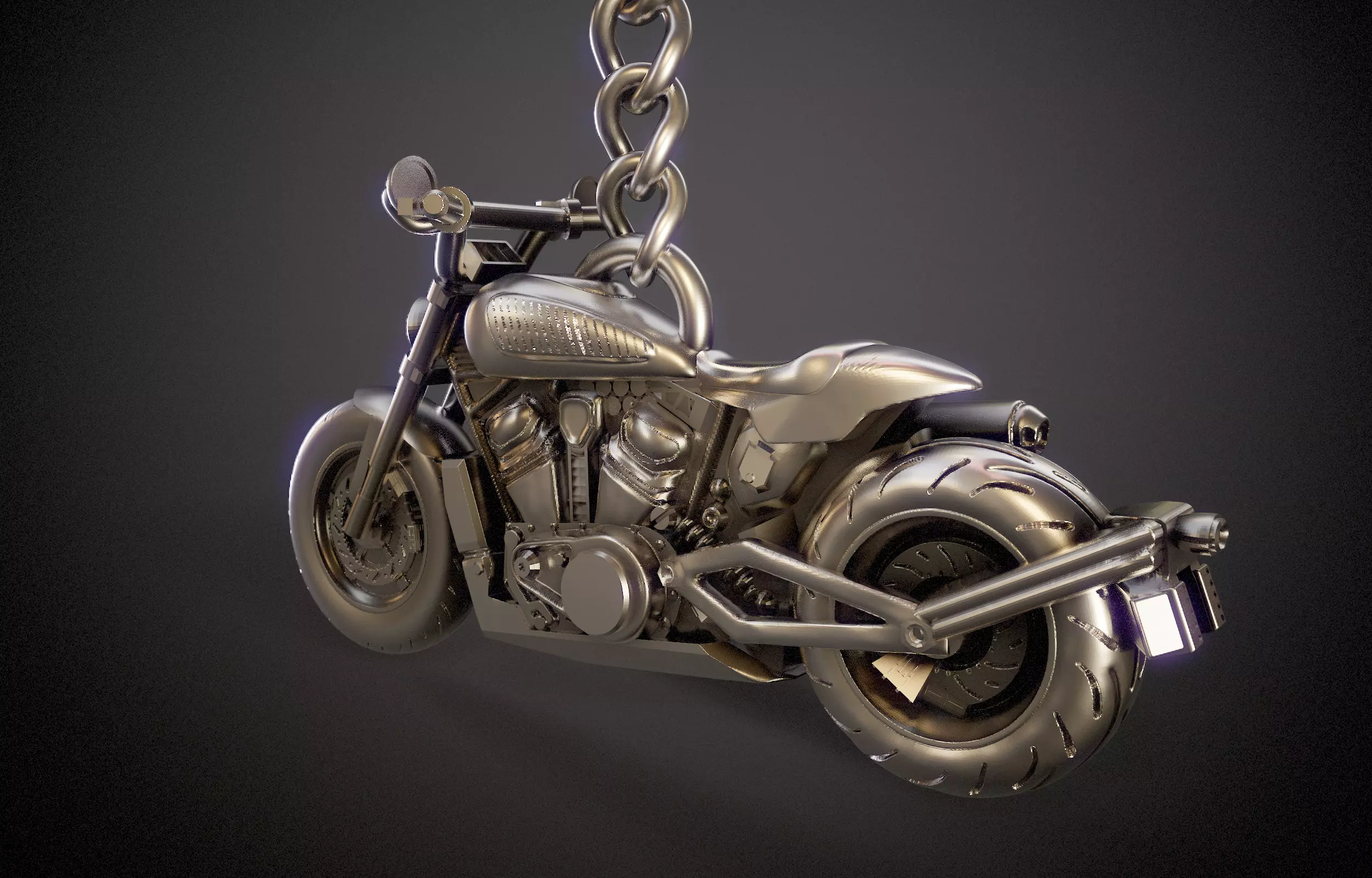 3d model moto harlez-davidson 3D print model_0