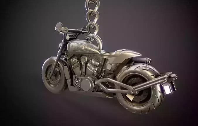 3d model moto harlez-davidson