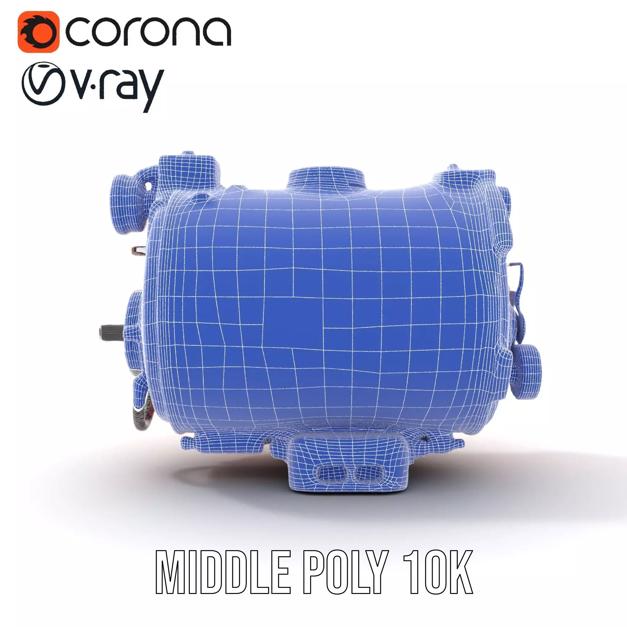 Nuclear Warning Barrel model pack Low-poly 3D model_28