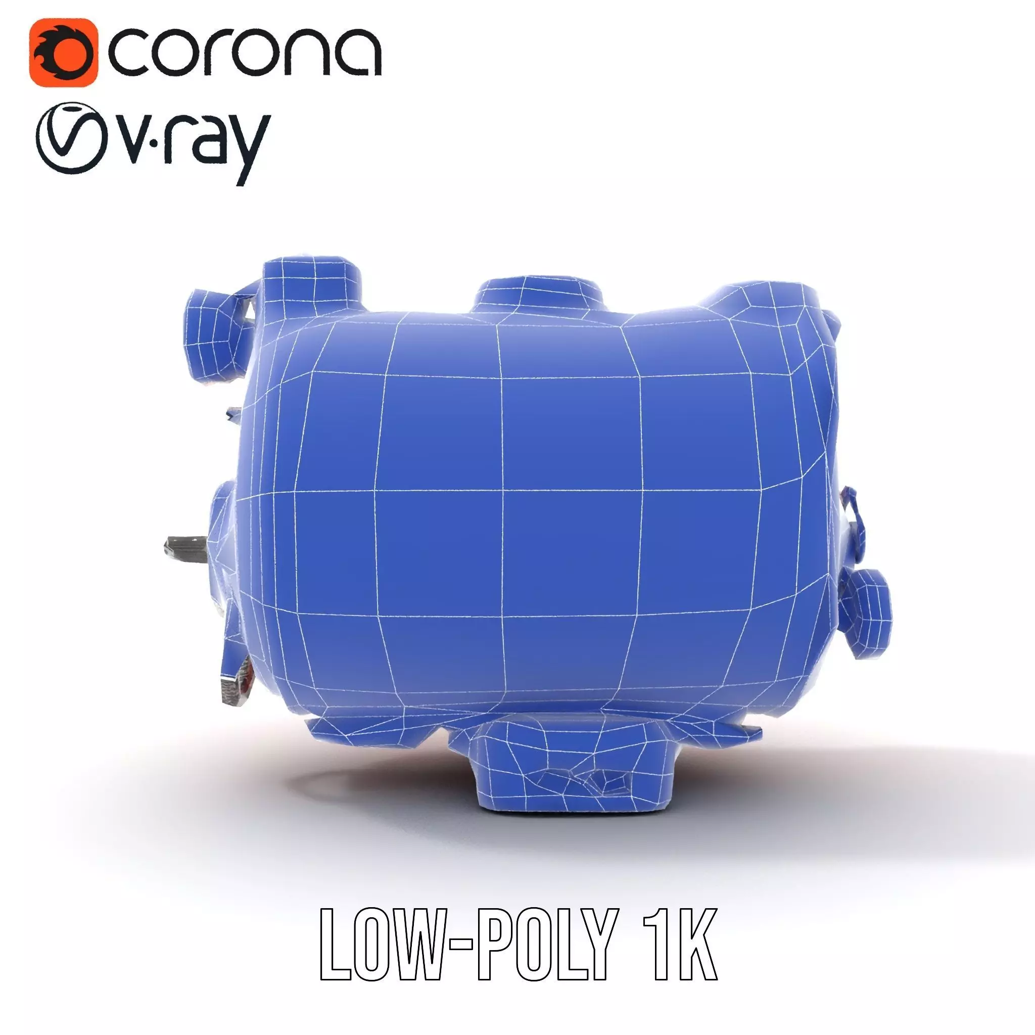 Nuclear Warning Barrel model pack Low-poly 3D model_31