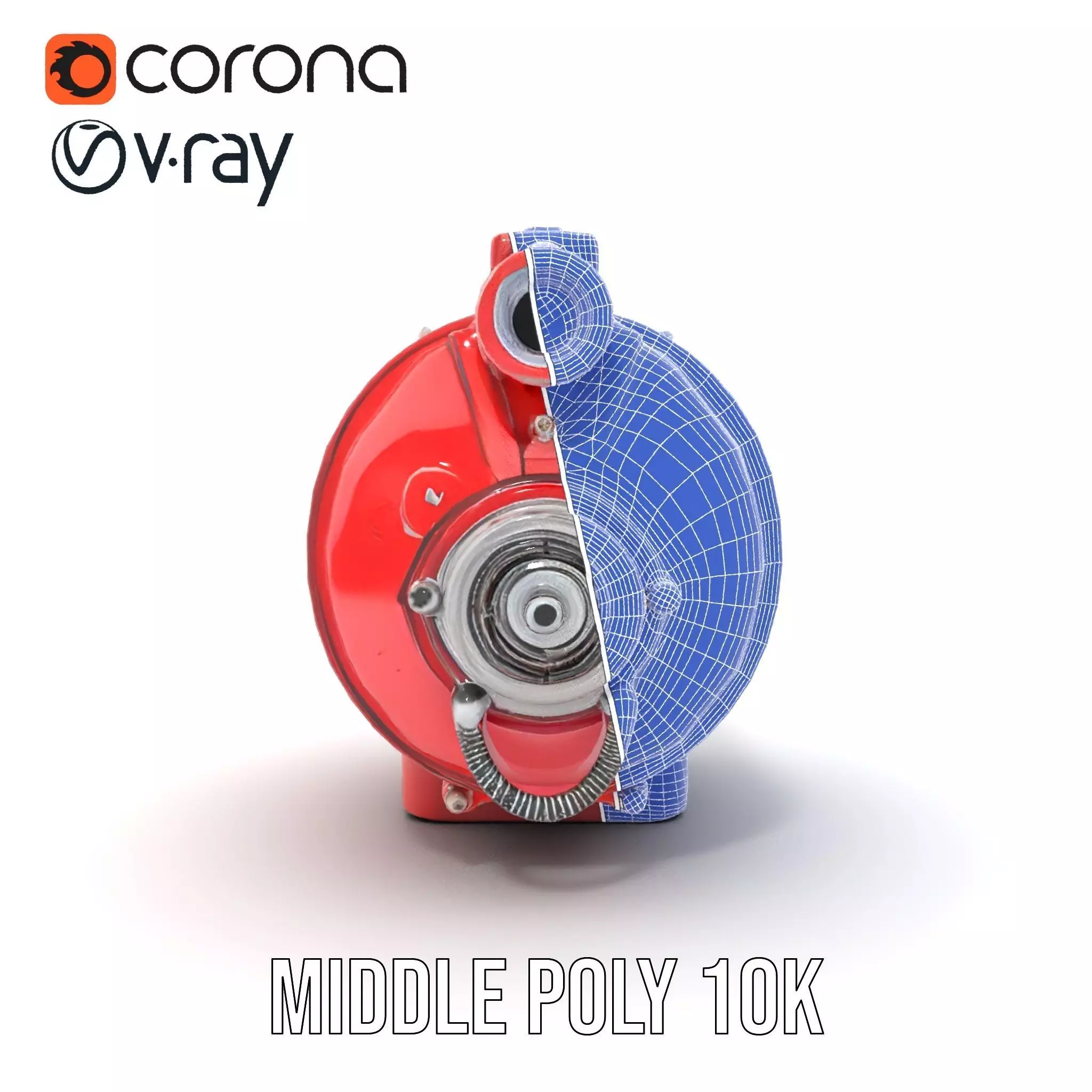 Nuclear Warning Barrel model pack Low-poly 3D model_30