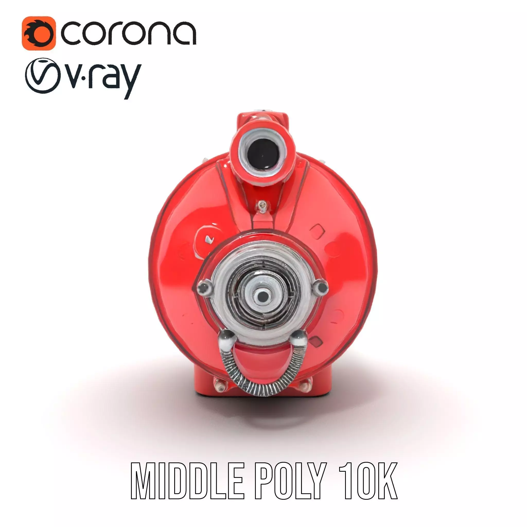 Nuclear Warning Barrel model pack Low-poly 3D model_25