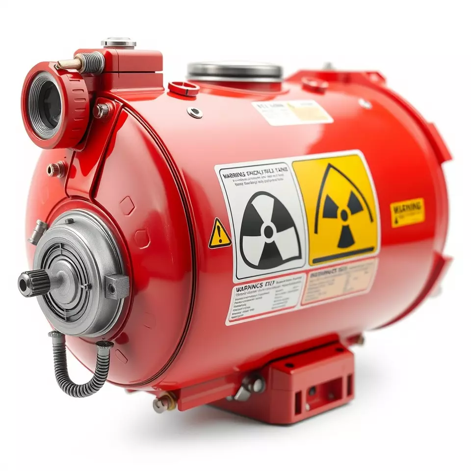 Nuclear Warning Barrel model pack Low-poly 3D model_3