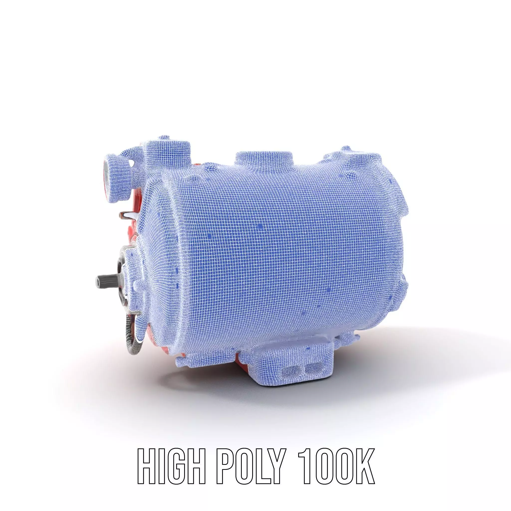 Nuclear Warning Barrel model pack Low-poly 3D model_5