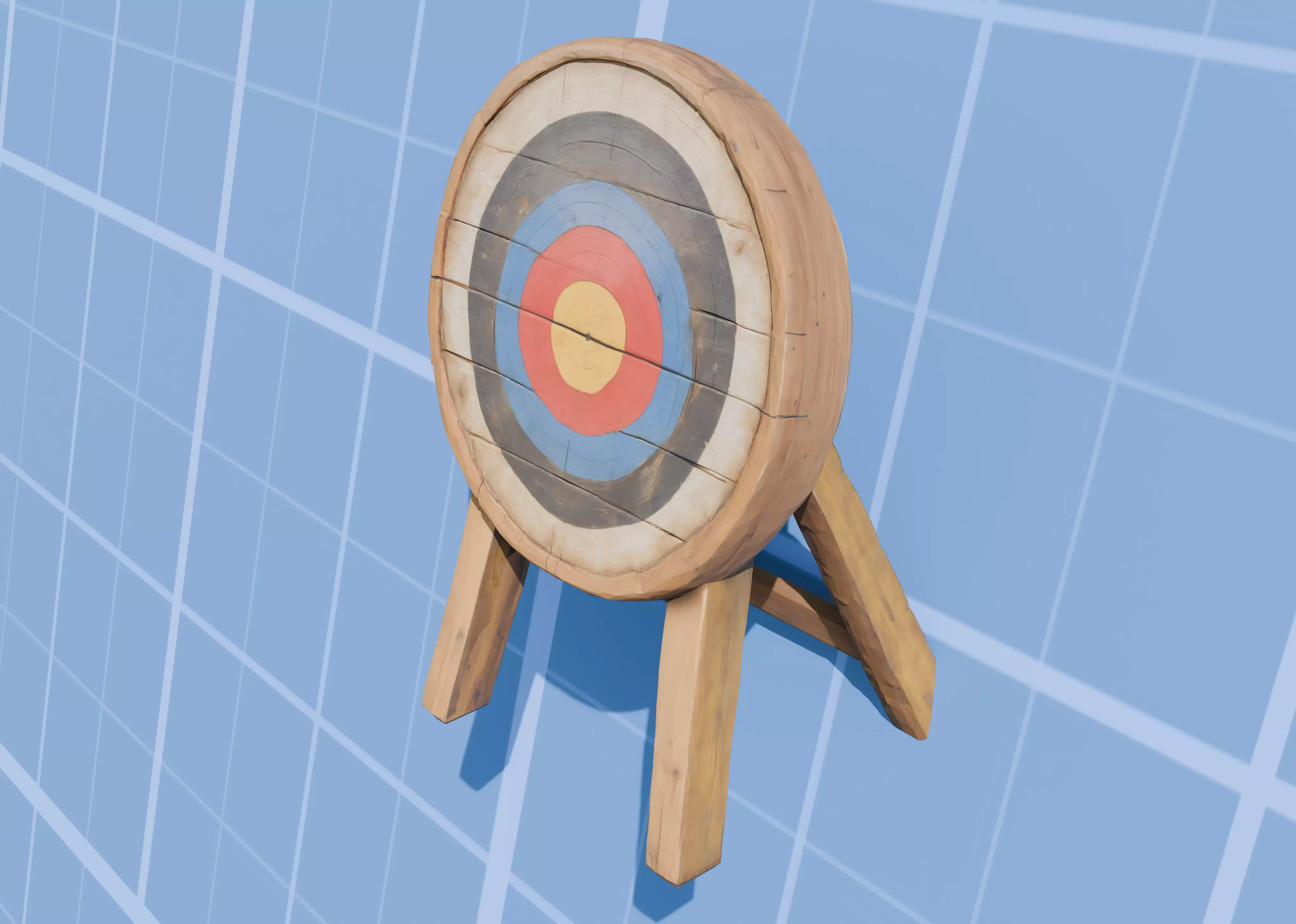 bow pack low poly  Low-poly 3D model_5