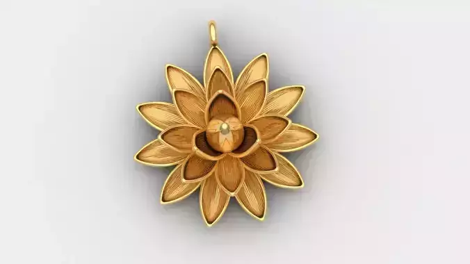 flower necklace 3D print model