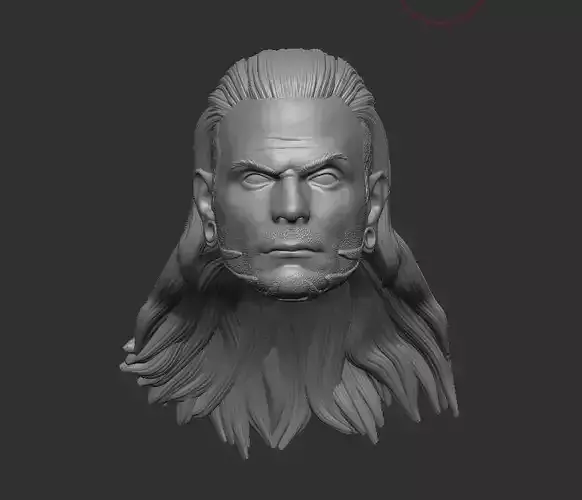 Jeff Hardy headsculpt for Action Figures 3D print model