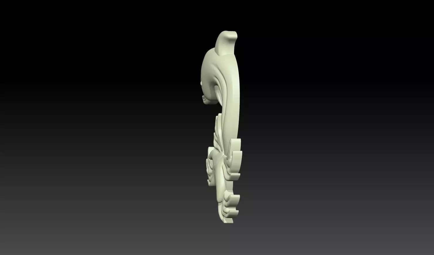 Dolphin Relief 3D Model 3D print model_8