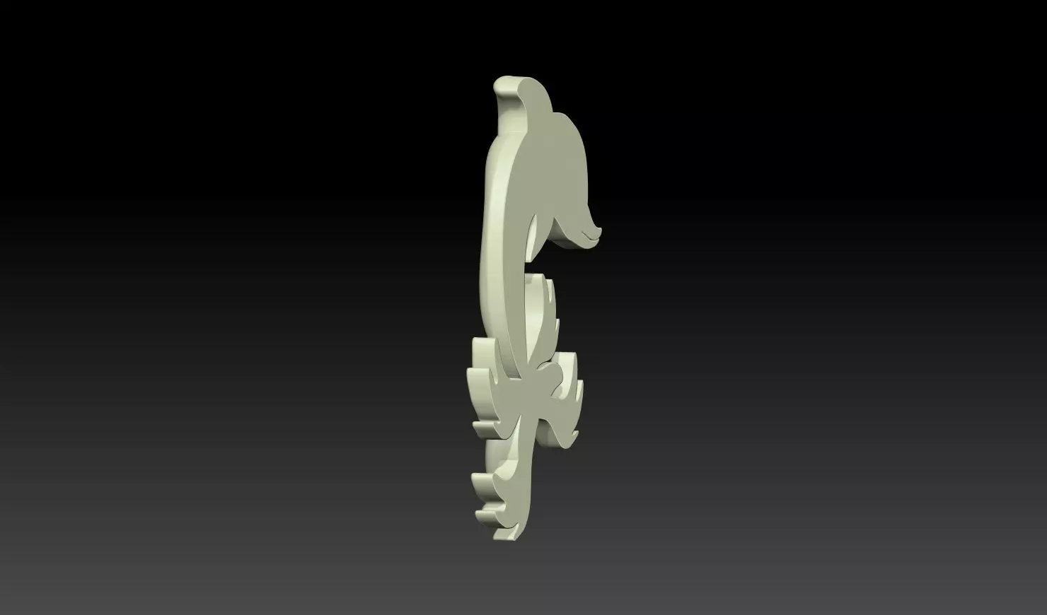 Dolphin Relief 3D Model 3D print model_10