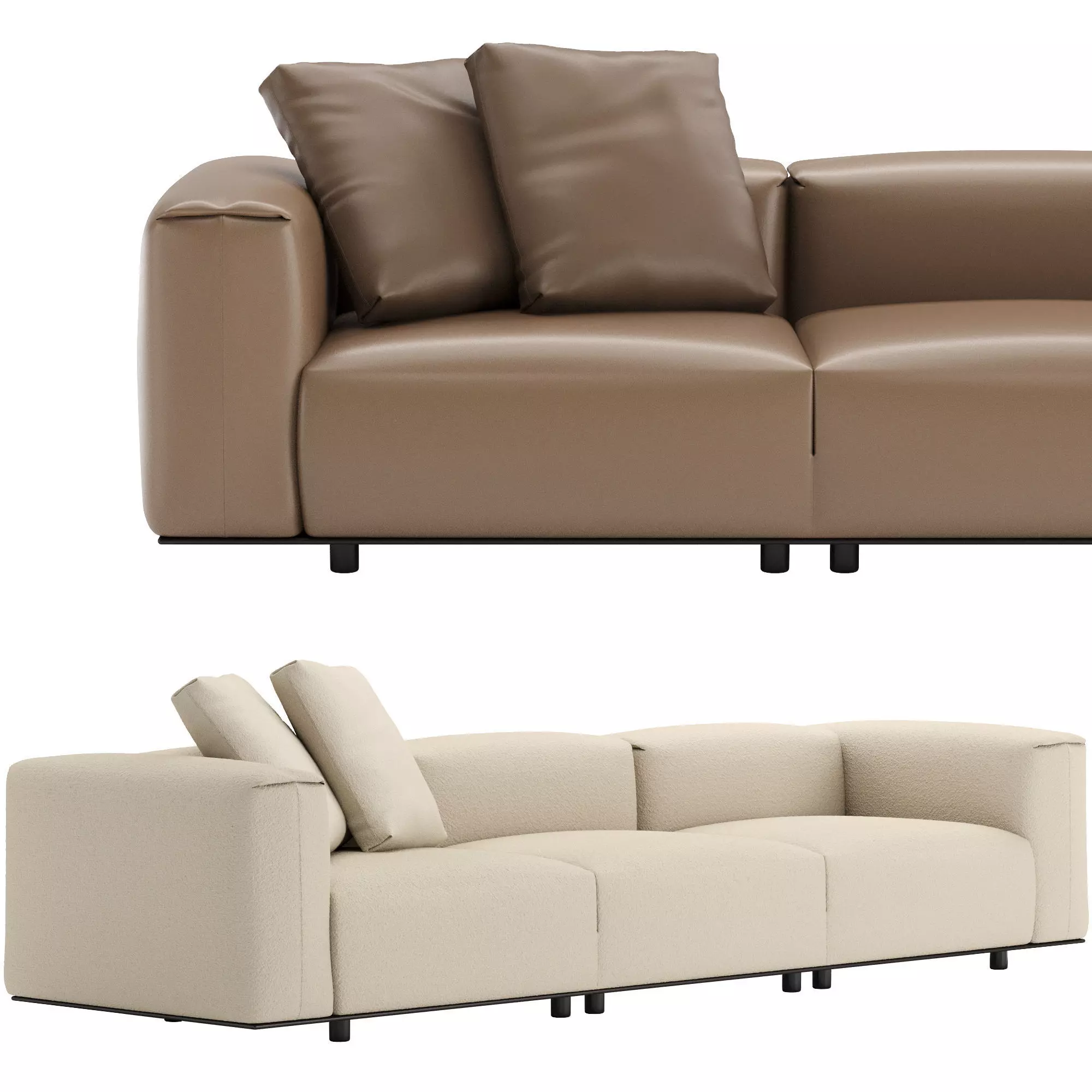 Dambodue Sofa 3D model_3