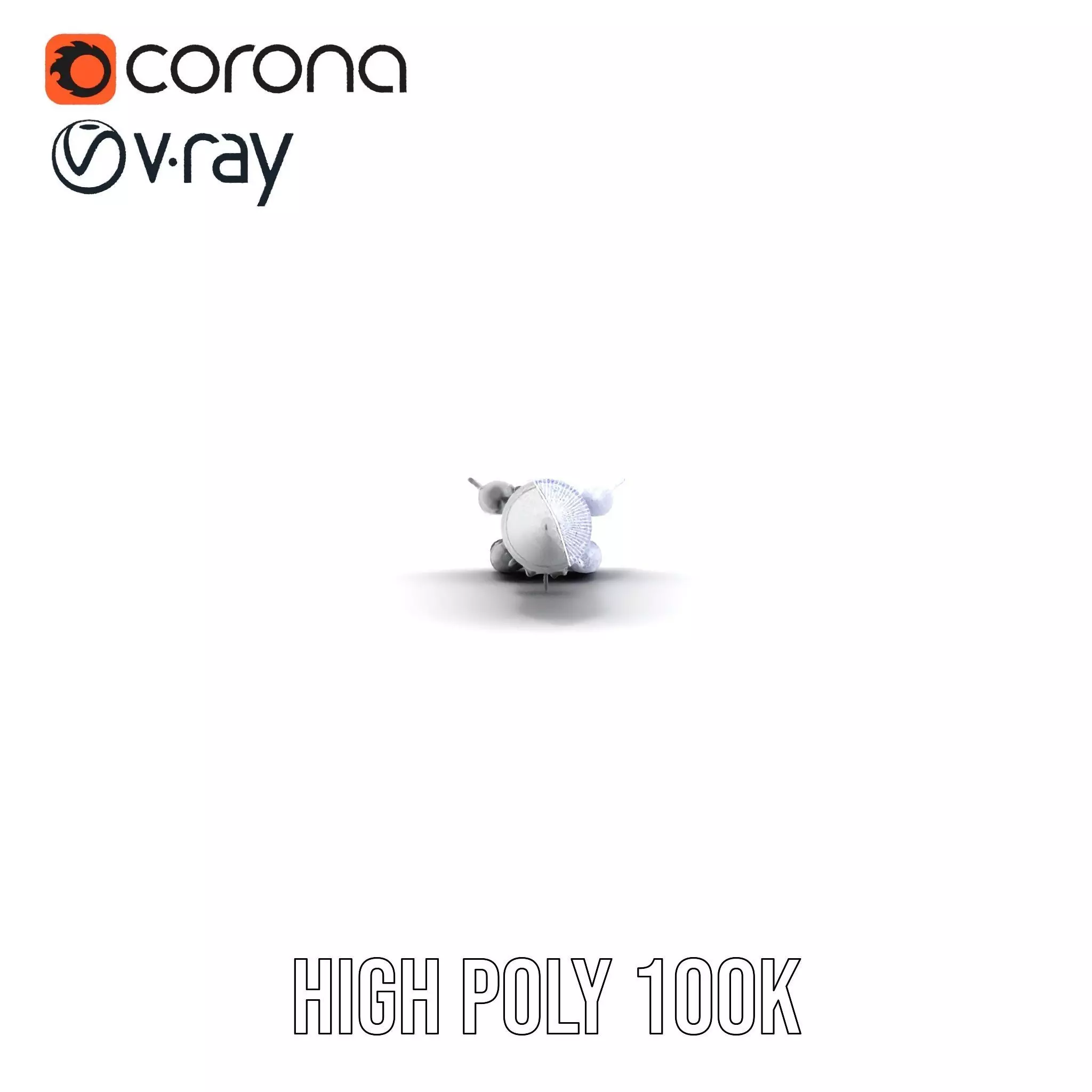 Futuristic Space Rocket model pack Low-poly 3D model_33