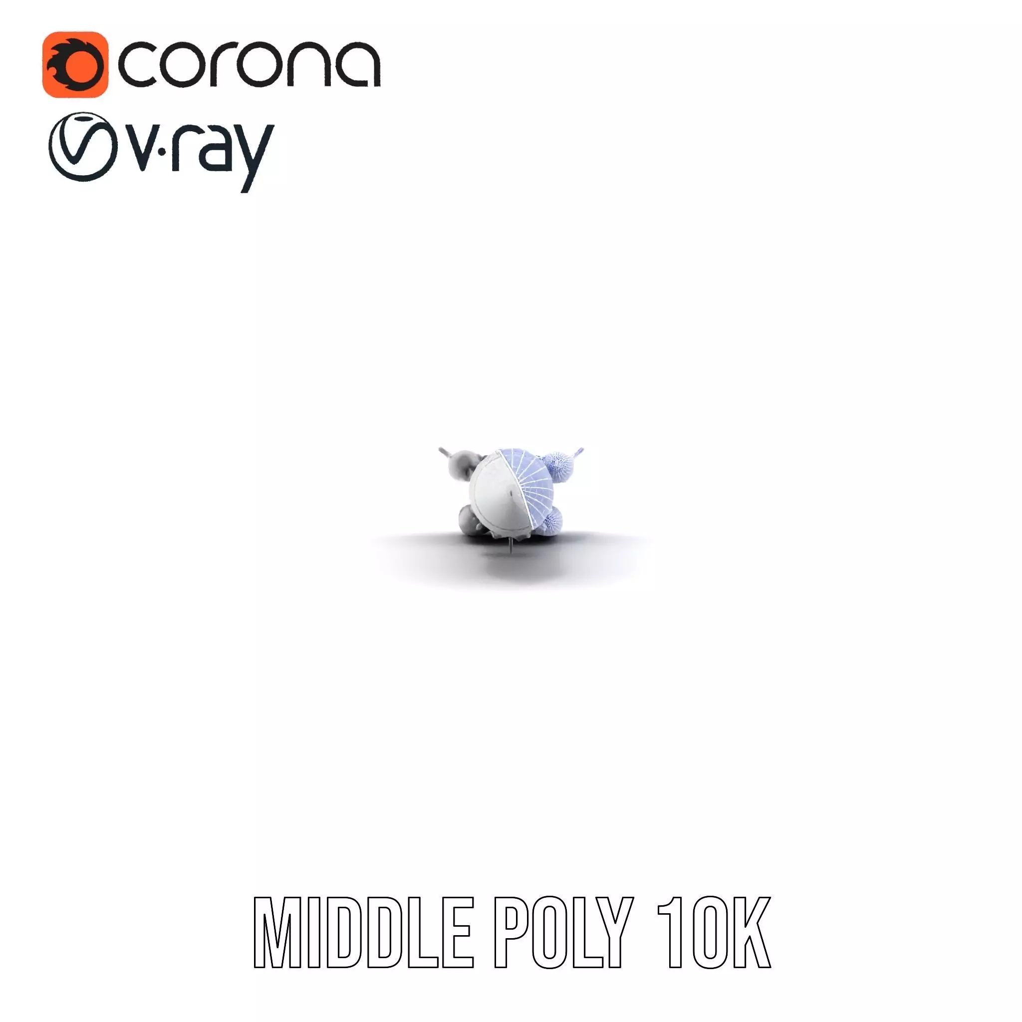 Futuristic Space Rocket model pack Low-poly 3D model_31