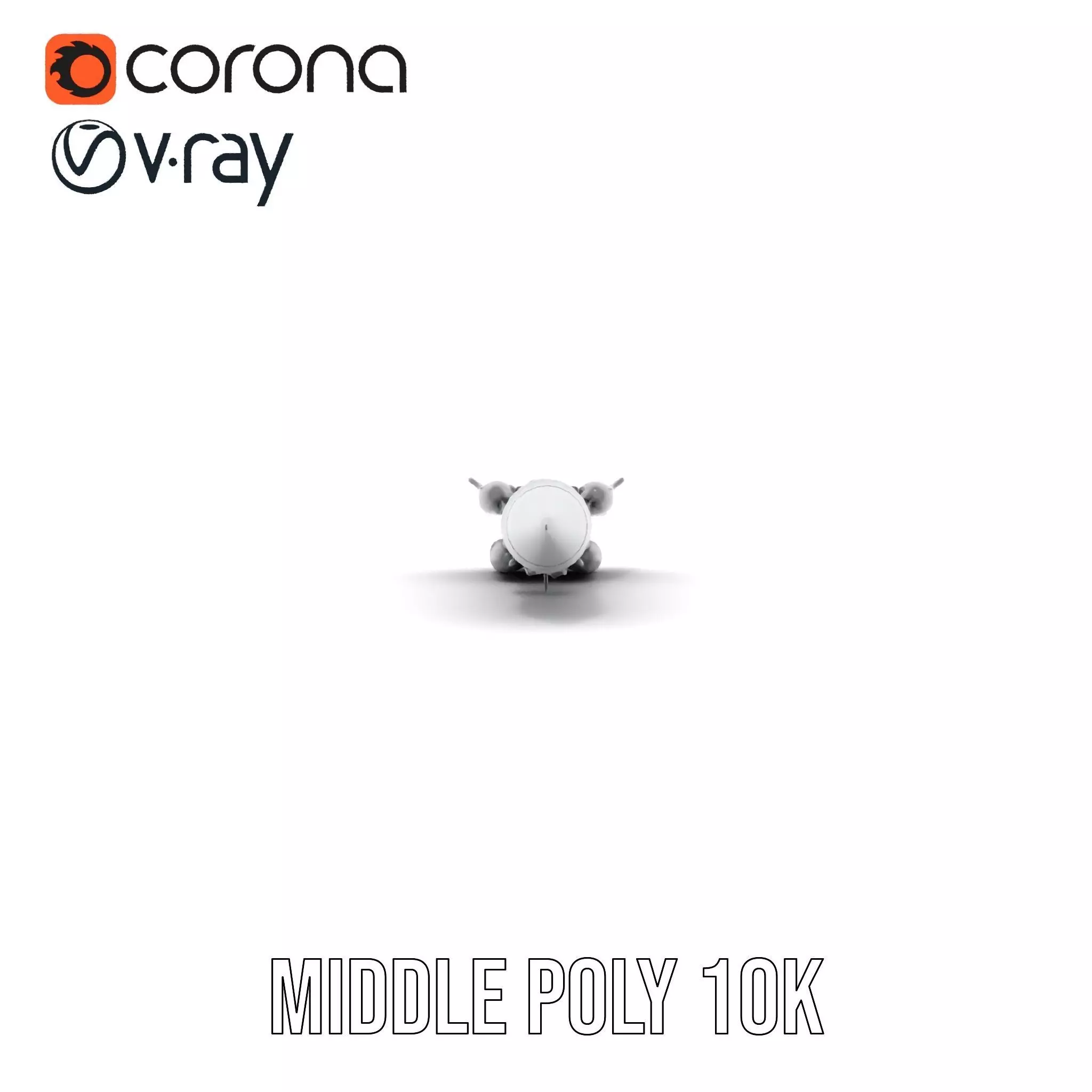 Futuristic Space Rocket model pack Low-poly 3D model_7