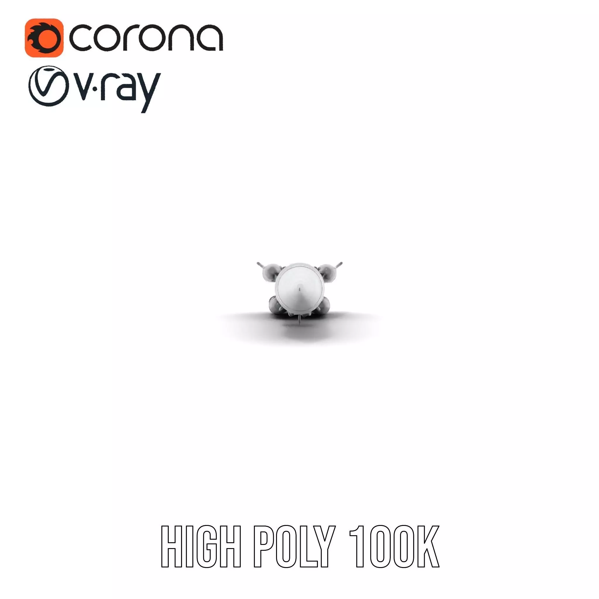 Futuristic Space Rocket model pack Low-poly 3D model_24