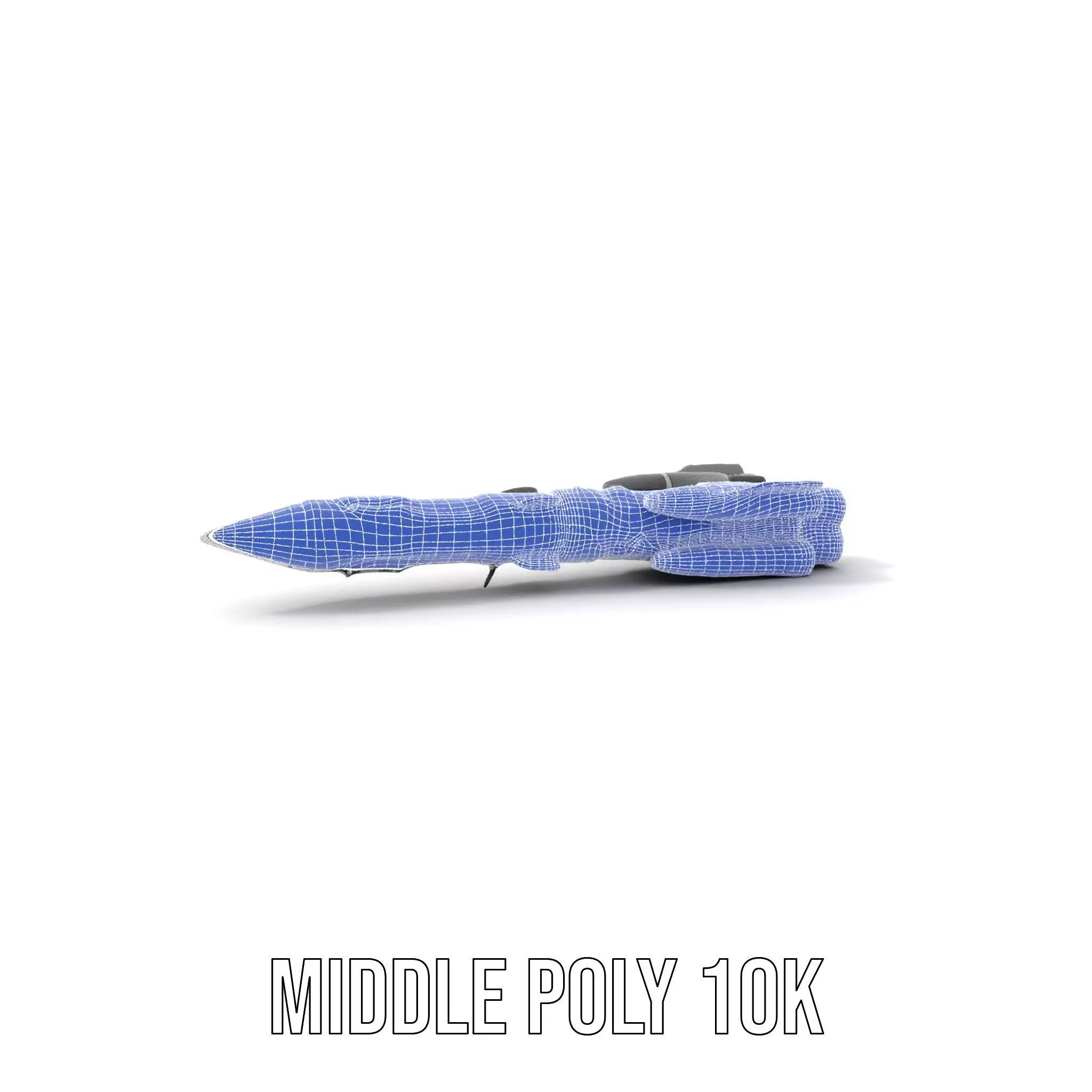 Futuristic Space Rocket model pack Low-poly 3D model_19