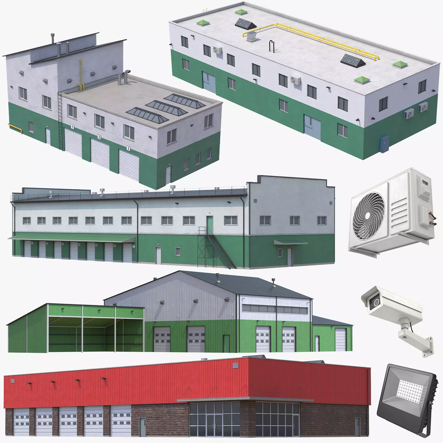 5 Industrial Buildings Collection _0