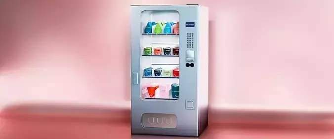 Sci-Fi Vending Machine  Free low-poly 3D model