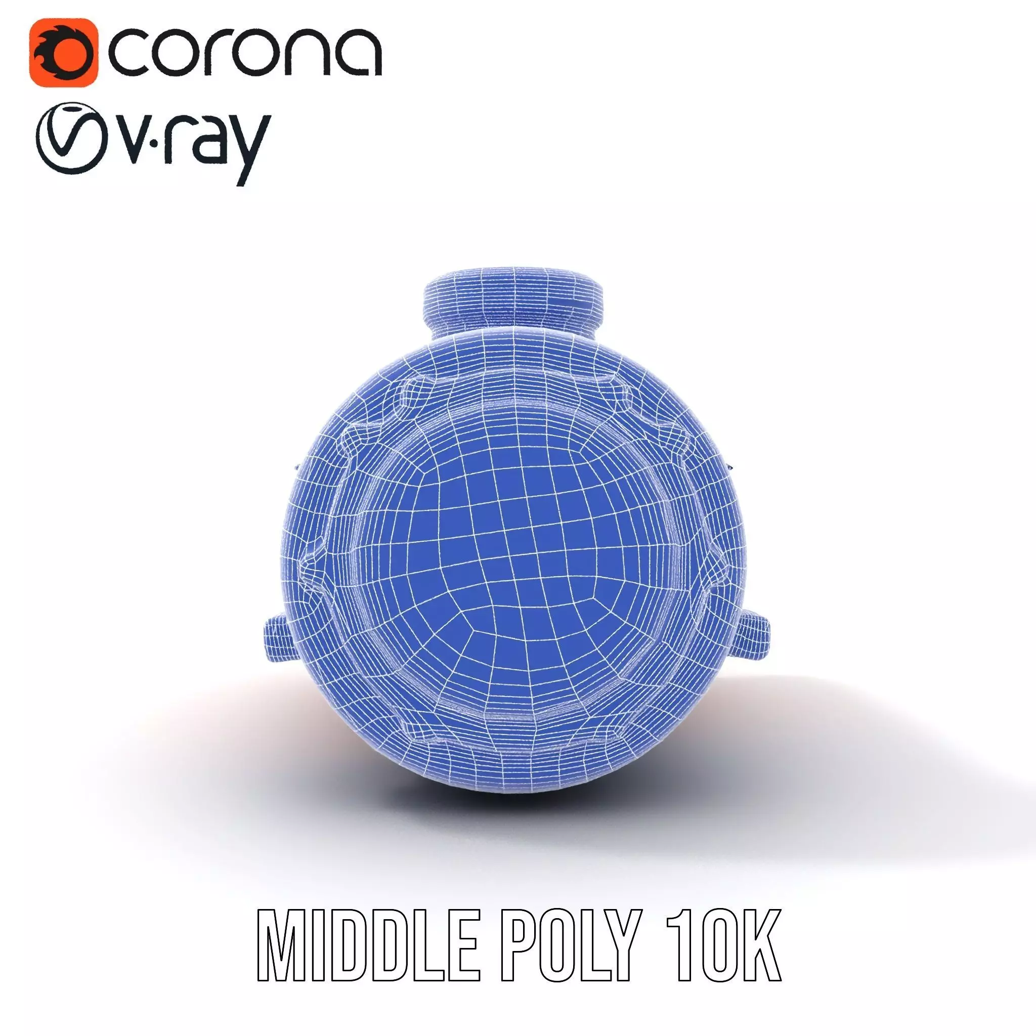 Red Torpedo Model Pack with Hazard Symbol Low-poly 3D model_28