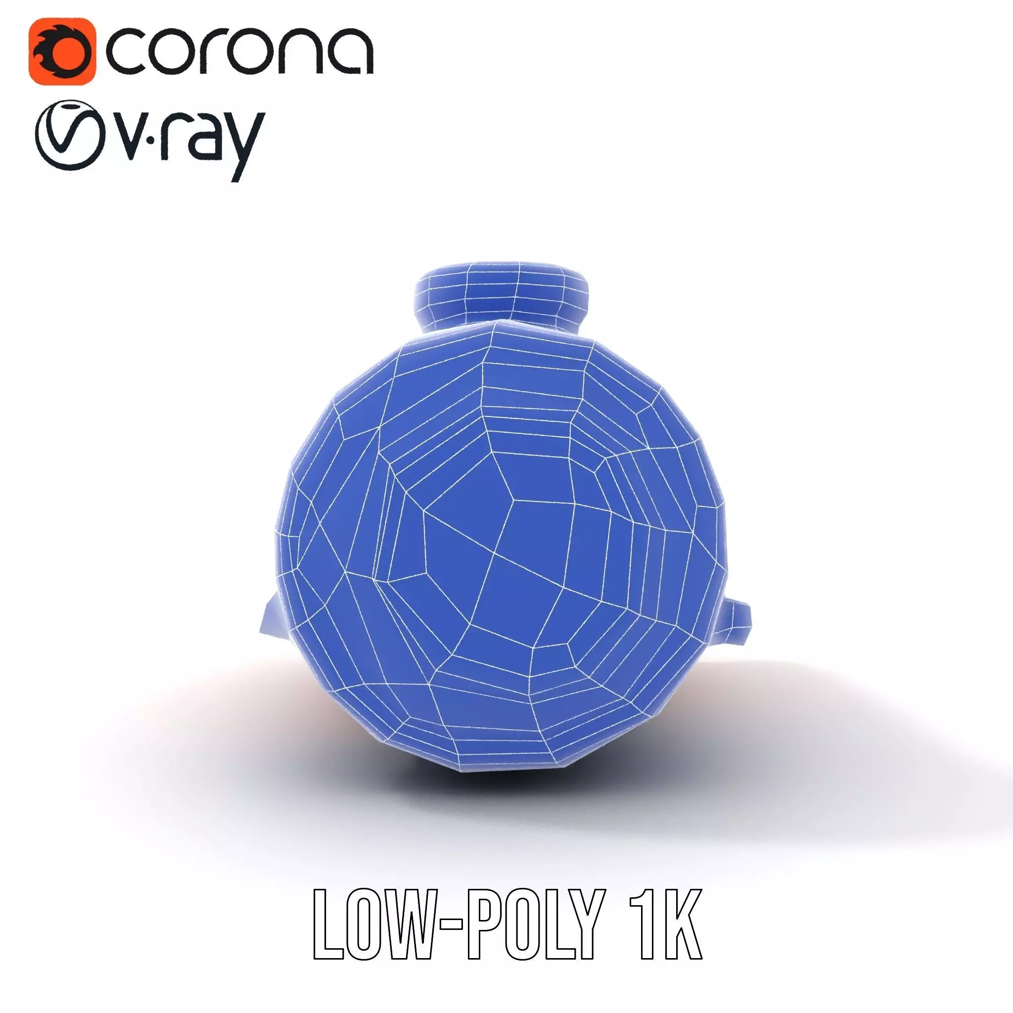 Red Torpedo Model Pack with Hazard Symbol Low-poly 3D model_26